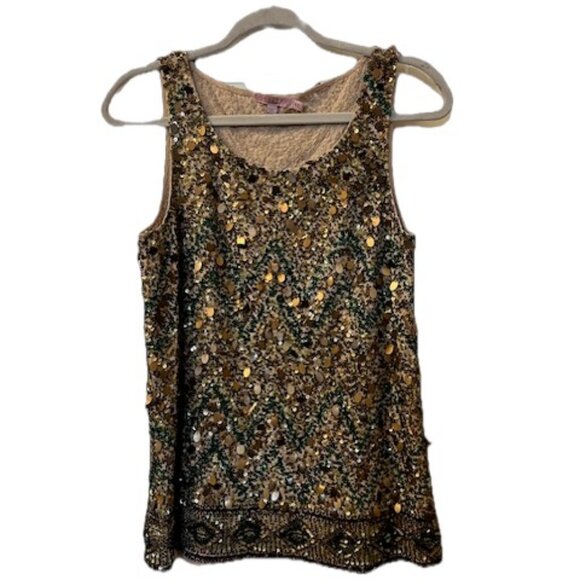 Calypso Sequin Top Sleeveless - Picture 2 of 3